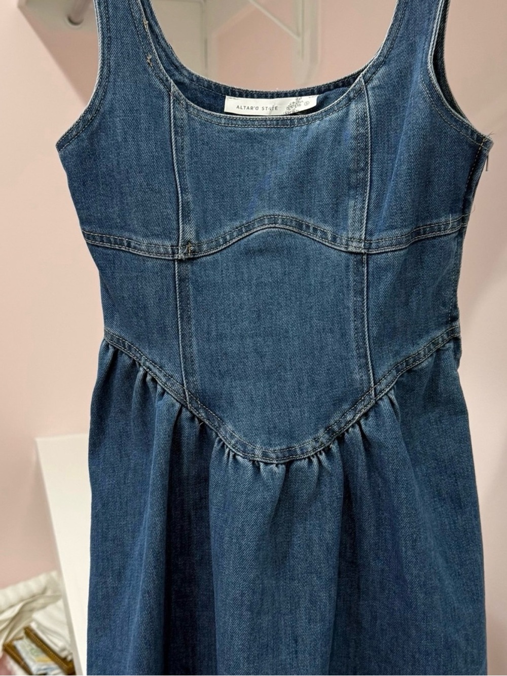 NWT Altar’D State Denim Mini